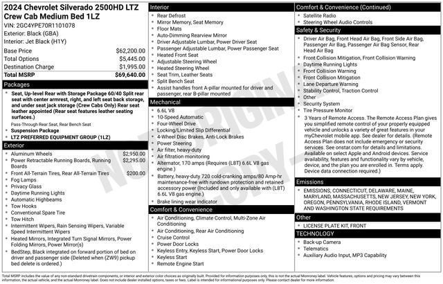 2024 Chevrolet Silverado 2500 HD LTZ