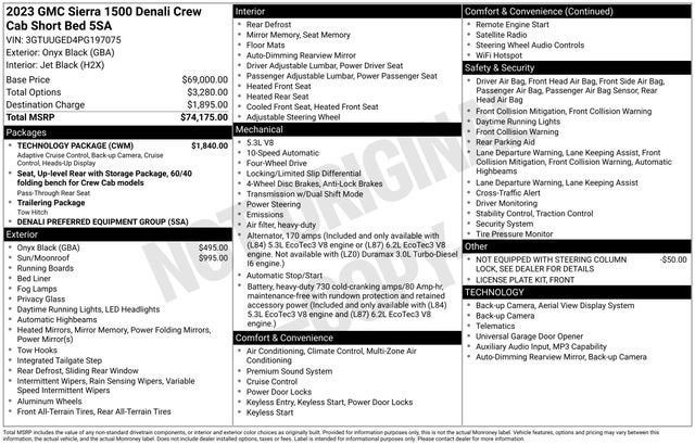 2023 GMC Sierra 1500 Denali