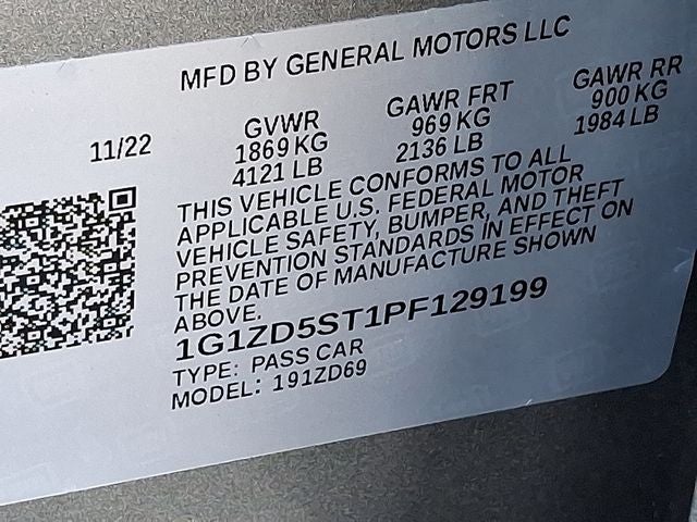 2023 Chevrolet Malibu LT 1LT