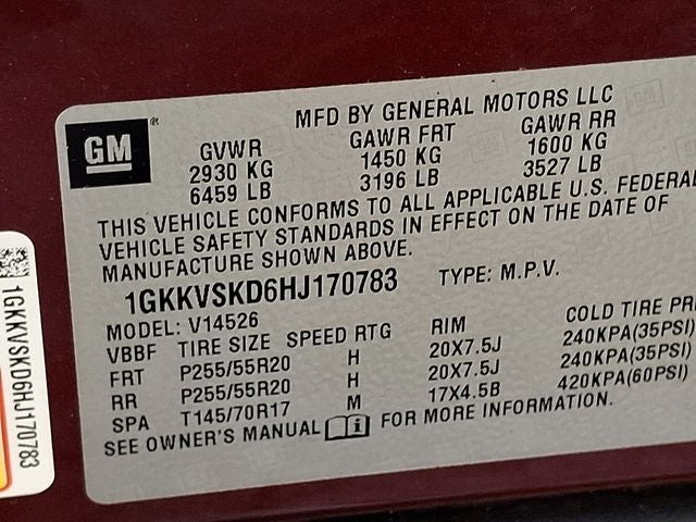 2017 GMC Acadia Limited Limited