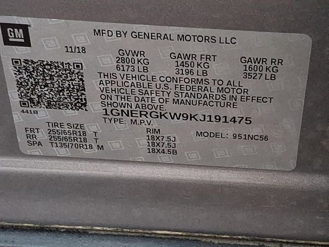 2019 Chevrolet Traverse LT Cloth w/1LT