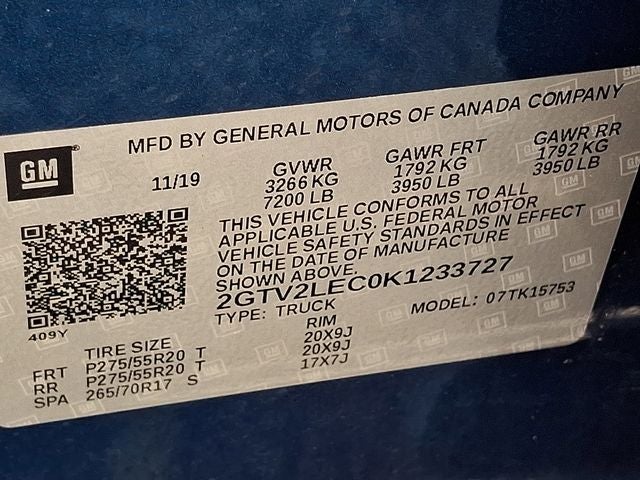 2019 GMC Sierra 1500 Limited Base