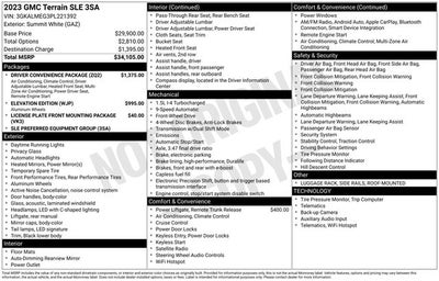 2023 GMC Terrain SLE
