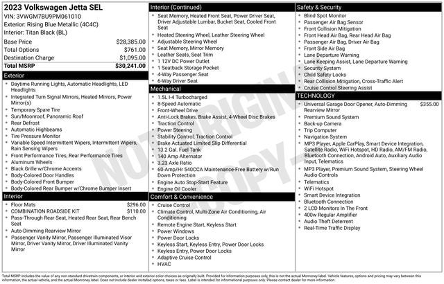 2023 Volkswagen Jetta 1.5T SEL