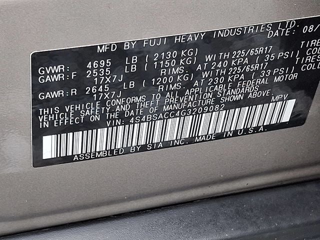 2016 Subaru Outback 2.5i Premium