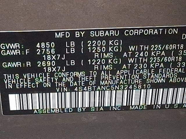 2022 Subaru Outback Limited