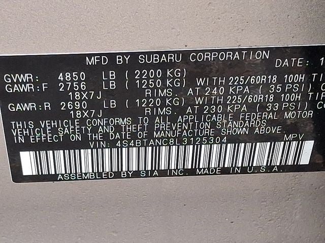 2020 Subaru Outback Limited