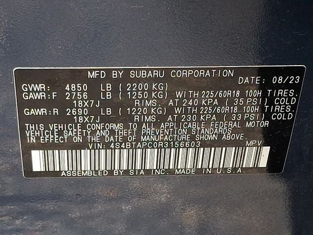 2024 Subaru Outback Touring
