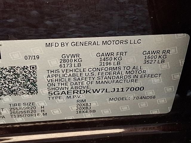 2020 Buick Enclave Avenir