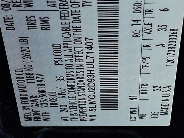 2017 Lincoln MKC Select