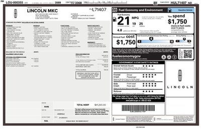 2017 Lincoln MKC Select