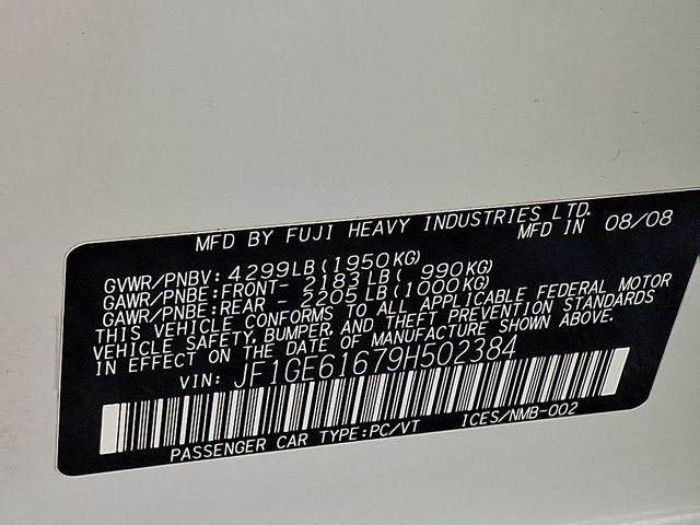 2009 Subaru Impreza 2.5i