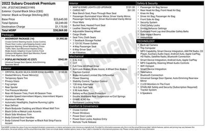 2022 Subaru Crosstrek Premium