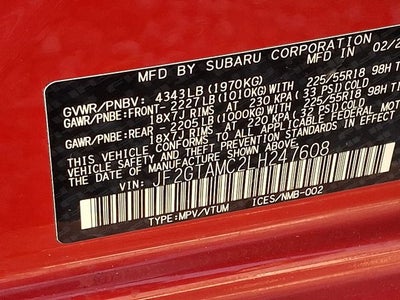 2020 Subaru Crosstrek Limited