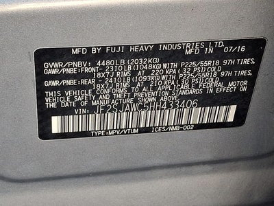 2017 Subaru Forester 2.5i Touring