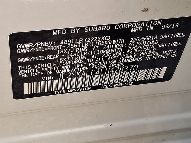 2020 Subaru Forester Sport