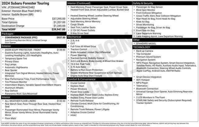 2024 Subaru Forester Touring