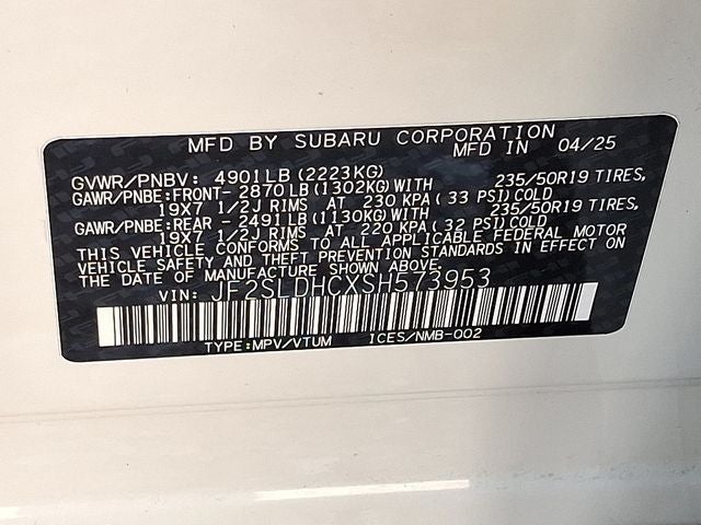 2025 Subaru Forester Sport