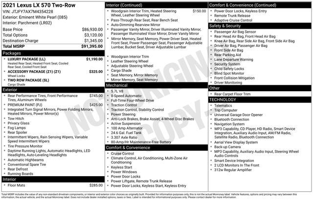 2021 Lexus LX 570