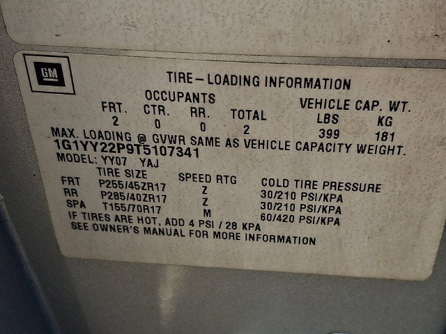 1996 Chevrolet Corvette 2dr Cpe