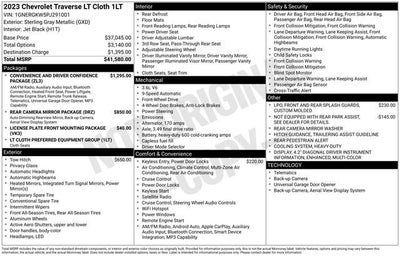 2023 Chevrolet Traverse LT Cloth