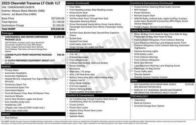 2023 Chevrolet Traverse LT Cloth