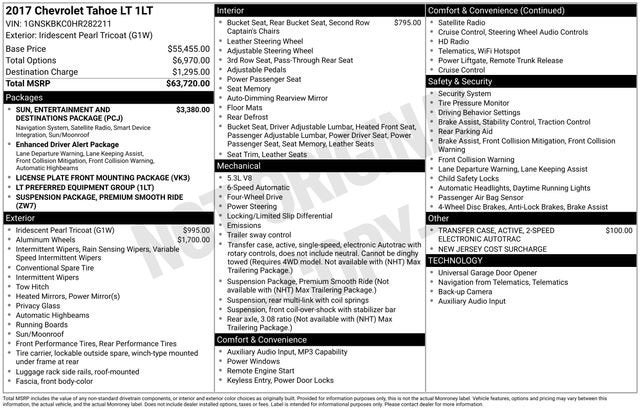 2017 Chevrolet Tahoe LT