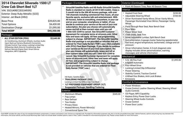 2014 Chevrolet Silverado 1500 LT