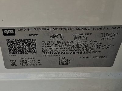 2022 Chevrolet Equinox RS