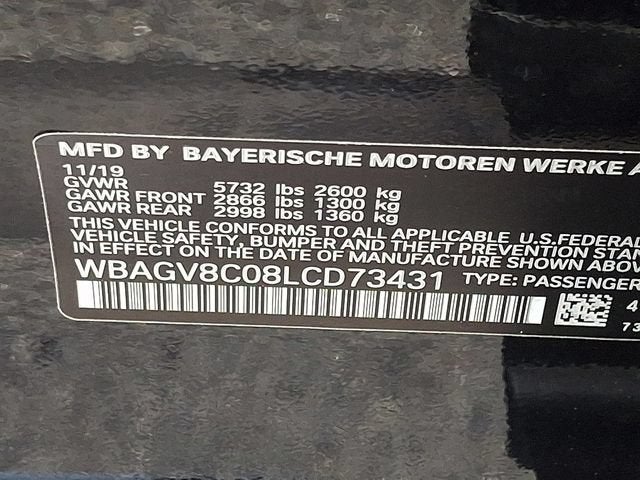 2020 BMW M850i Gtan Coupe xDrive