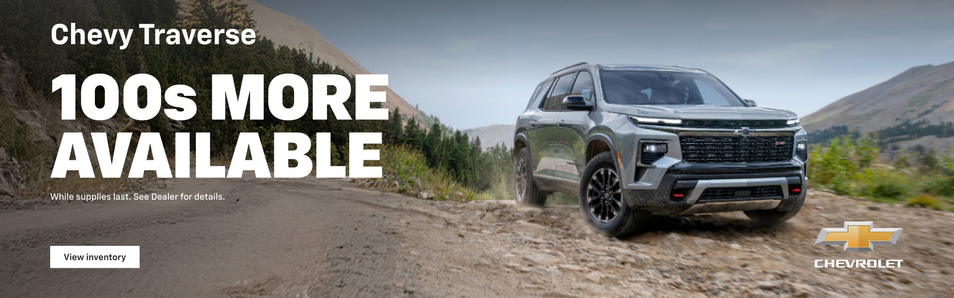 2025 Chevy Traverse. 100s More Available.